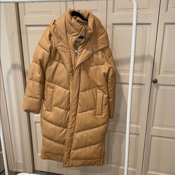 Abercrombie & fitch Ultra Tan Puffer Coat - Picture 1 of 4
